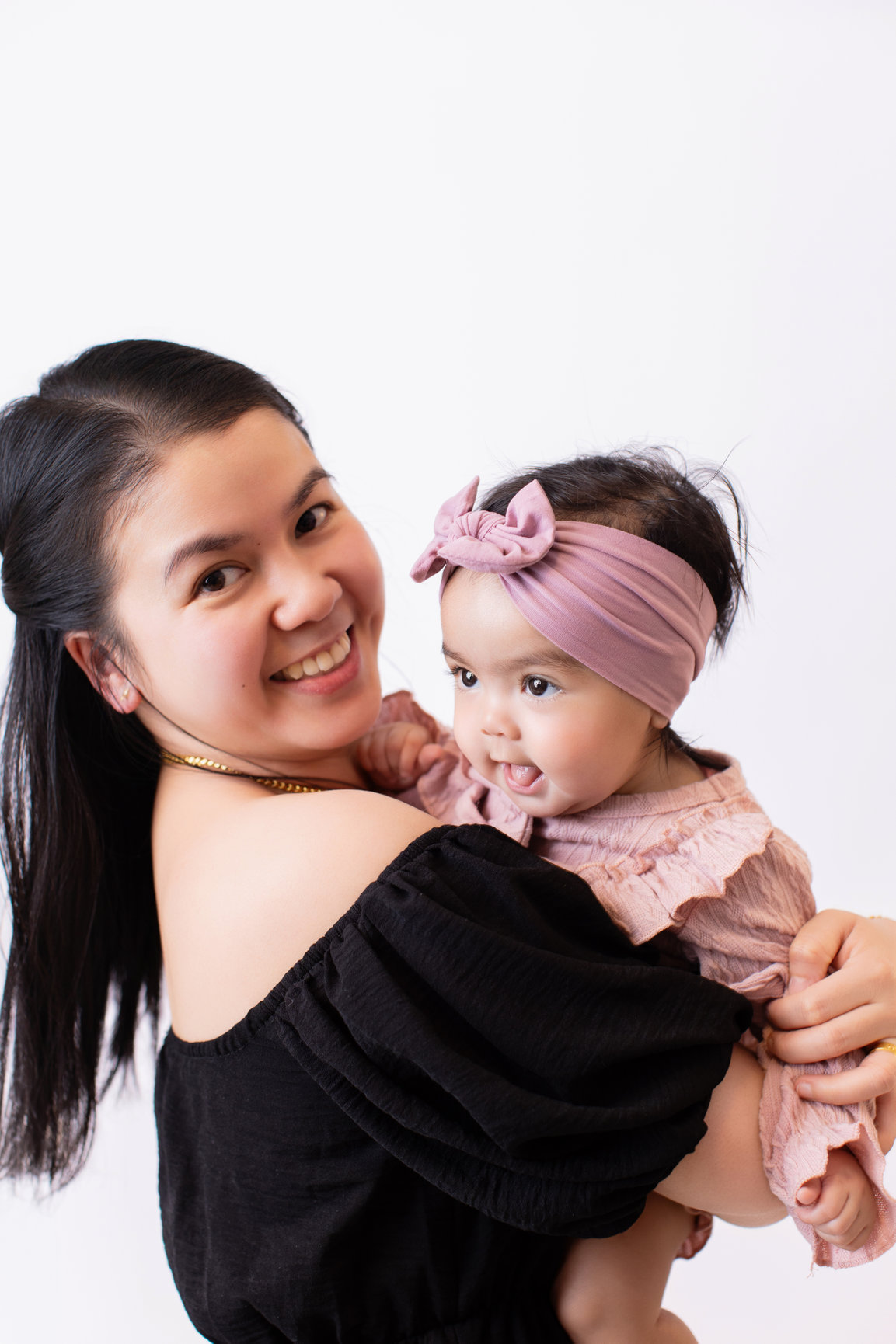 Calgary baby milestones photography lilac fur and cream half way to one Milestones II session photo 13