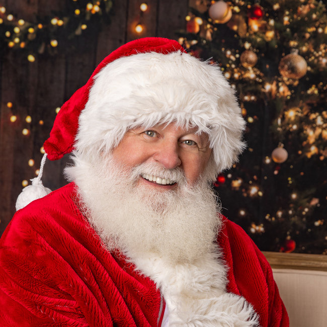Portrait of the Santa joining BELIEVE at Lone Summit Ranch